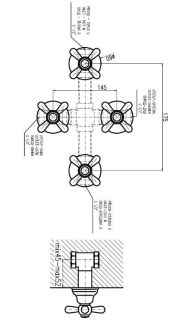 Смеситель для душа Rav Slezak Morava Retro MK186KZ золото